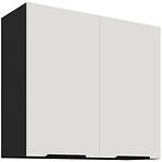 Konyhaszekrény Aria-Wh/Bl Anti Fingerprint 80g-72 2f