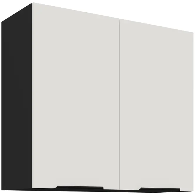 Konyhaszekrény Aria-Wh/Bl Anti Fingerprint 80g-72 2f