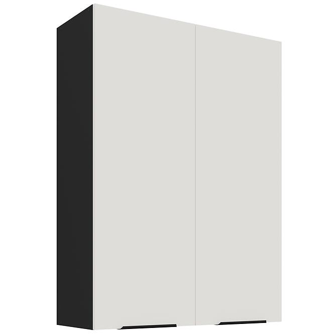 Konyhaszekrény Aria-Wh/Bl Anti Fingerprint 80g-108 2f