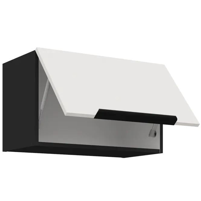 Konyhaszekrény Aria-Wh/Bl Anti Fingerprint 60gu-36 1f