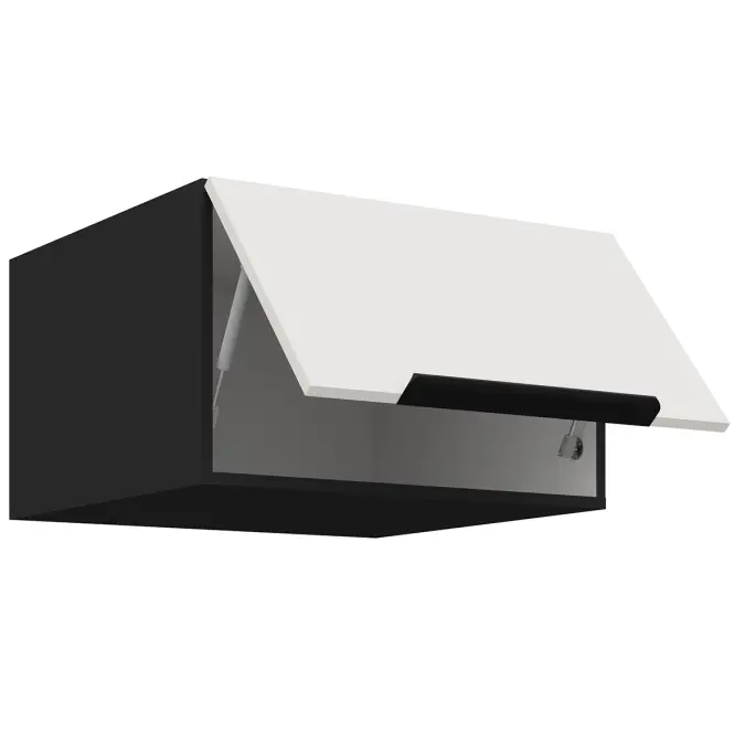 Konyhaszekrény Aria-Wh/Bl Anti Fingerprint 60 Nagu-36 1f,3