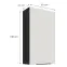 Konyhaszekrény Aria-Wh/Bl Anti Fingerprint 60g-108 1f,2