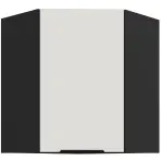 Konyhaszekrény Aria-Wh/Bl Anti Fingerprint 60x60 Gn-72 1f (45°)