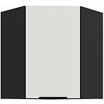 Konyhaszekrény Aria-Wh/Bl Anti Fingerprint 60x60 Gn-72 1f (45°)