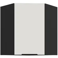 Konyhaszekrény Aria-Wh/Bl Anti Fingerprint 60x60 Gn-72 1f (45°)