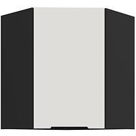 Konyhaszekrény Aria-Wh/Bl Anti Fingerprint 60x60 Gn-72 1f (45°)