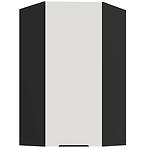 Konyhaszekrény Aria-Wh/Bl Anti Fingerprint 60x60 Gn-108 1f (45°)