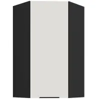 Konyhaszekrény Aria-Wh/Bl Anti Fingerprint 60x60 Gn-108 1f (45°)
