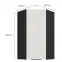 Konyhaszekrény Aria-Wh/Bl Anti Fingerprint 60x60 Gn-108 1f (45°),2