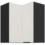 Konyhaszekrény Aria-Wh/Bl Anti Fingerprint 60x60 Gn-72 2f (90°)