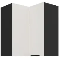 Konyhaszekrény Aria-Wh/Bl Anti Fingerprint 60x60 Gn-72 2f (90°)