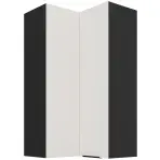Konyhaszekrény Aria-Wh/Bl Anti Fingerprint 60x60 Gn-108 2f (90°)