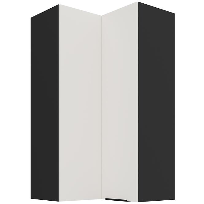Konyhaszekrény Aria-Wh/Bl Anti Fingerprint 60x60 Gn-108 2f (90°)