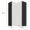 Konyhaszekrény Aria-Wh/Bl Anti Fingerprint 60x60 Gn-108 2f (90°),2