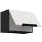 Konyhaszekrény Aria-Wh/Bl Anti Fingerprint 50gu-36 1f,3