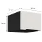 Konyhaszekrény Aria-Wh/Bl Anti Fingerprint 50 Nagu-36 1f,2