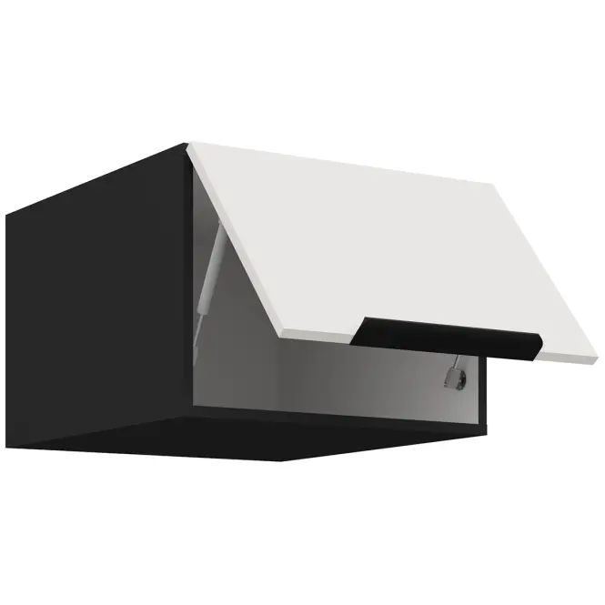 Konyhaszekrény Aria-Wh/Bl Anti Fingerprint 50 Nagu-36 1f,3