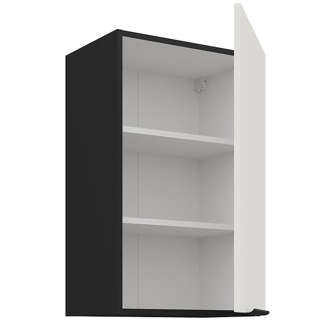 Konyhaszekrény Aria-Wh/Bl Anti Fingerprint 45g-72 1f