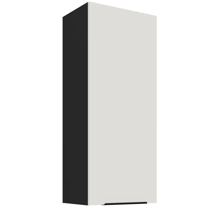 Konyhaszekrény Aria-Wh/Bl Anti Fingerprint 45g-108 1f