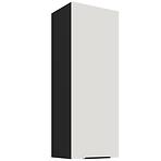 Konyhaszekrény Aria-Wh/Bl Anti Fingerprint 40g-108 1f