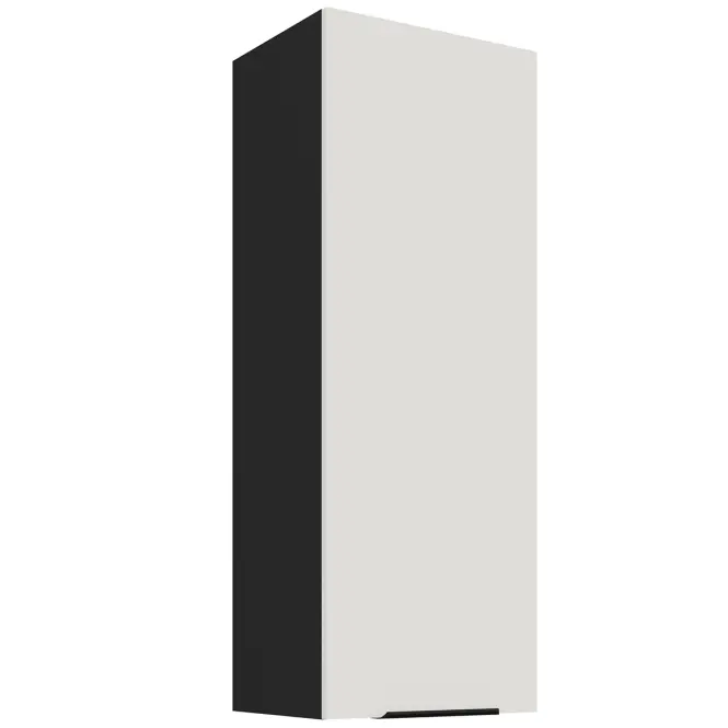 Konyhaszekrény Aria-Wh/Bl Anti Fingerprint 40g-108 1f