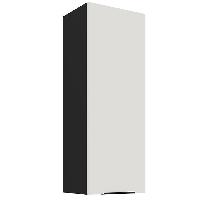 Konyhaszekrény Aria-Wh/Bl Anti Fingerprint 40g-108 1f