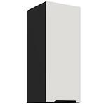 Konyhaszekrény Aria-Wh/Bl Anti Fingerprint 30g-72 1f