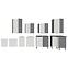 Konyhaszekrény Aria-Wh/Ant Anti Fingerprint 80 Nagu-36 1f,11