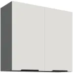 Konyhaszekrény Aria-Wh/Ant Anti Fingerprint 80g-72 2f