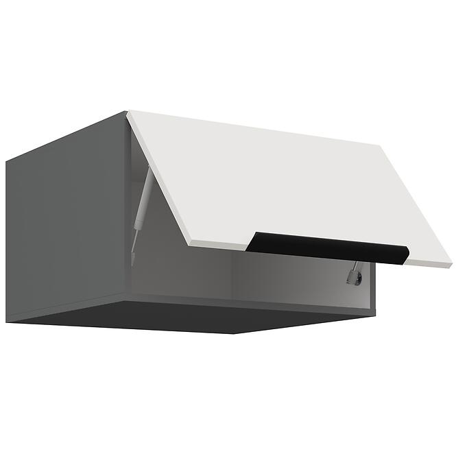Konyhaszekrény Aria-Wh/Ant Anti Fingerprint 60 Nagu-36 1f,3