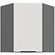 Konyhaszekrény Aria-Wh/Ant Anti Fingerprint 60x60 Gn-72 1f (45°)