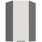 Konyhaszekrény Aria-Wh/Ant Anti Fingerprint 60x60 Gn-108 1f (45°)