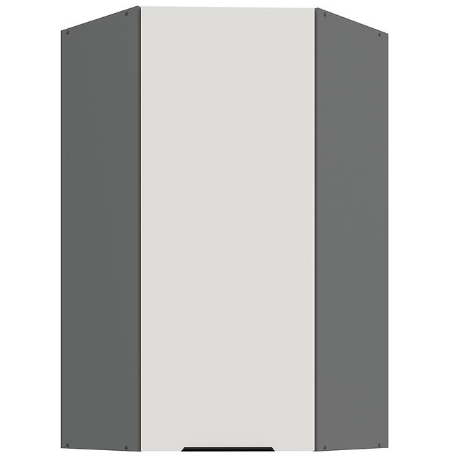Konyhaszekrény Aria-Wh/Ant Anti Fingerprint 60x60 Gn-108 1f (45°)