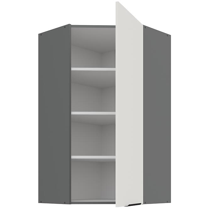 Konyhaszekrény Aria-Wh/Ant Anti Fingerprint 60x60 Gn-108 1f (45°),3