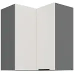 Konyhaszekrény Aria-Wh/Ant Anti Fingerprint 60x60 Gn-72 2f (90°)