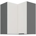 Konyhaszekrény Aria-Wh/Ant Anti Fingerprint 60x60 Gn-72 2f (90°)