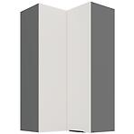 Konyhaszekrény Aria-Wh/Ant Anti Fingerprint 60x60 Gn-108 2f (90°)
