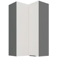 Konyhaszekrény Aria-Wh/Ant Anti Fingerprint 60x60 Gn-108 2f (90°)