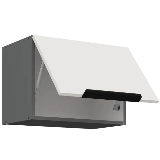 Konyhaszekrény Aria-Wh/Ant Anti Fingerprint 50gu-36 1f
