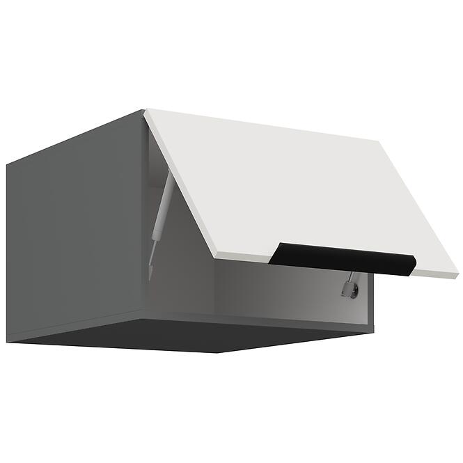 Konyhaszekrény Aria-Wh/Ant Anti Fingerprint 50 Nagu-36 1f,3