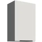 Konyhaszekrény Aria-Wh/Ant Anti Fingerprint 45g-72 1f