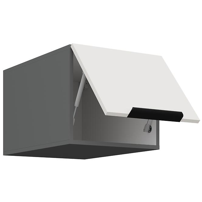 Konyhaszekrény Aria-Wh/Ant Anti Fingerprint 40 Nagu-36 1f,3