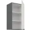 Konyhaszekrény Aria-Wh/Ant Anti Fingerprint 40g-72 1f,3