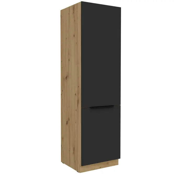 Konyhaszekrény Aria-Bl/Ar Anti Fingerprint 60dk-210 2f