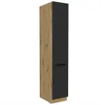 Konyhaszekrény Aria-Bl/Ar Anti Fingerprint 40dk-210 2f