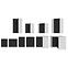 Konyhaszekrény Aria-Bl/Wh Anti Fingerprint 60dps-210 1f 3s,11