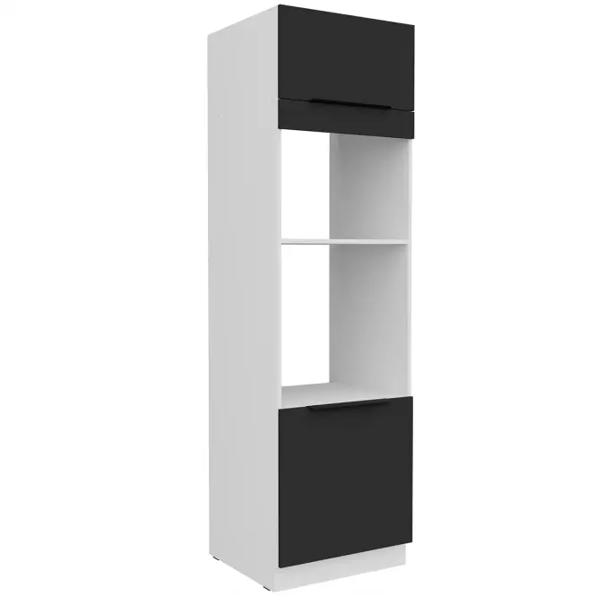 Konyhaszekrény Aria-Bl/Wh Anti Fingerprint 60dpm-210 2f