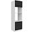 Konyhaszekrény Aria-Bl/Wh Anti Fingerprint 60dpm-210 2f