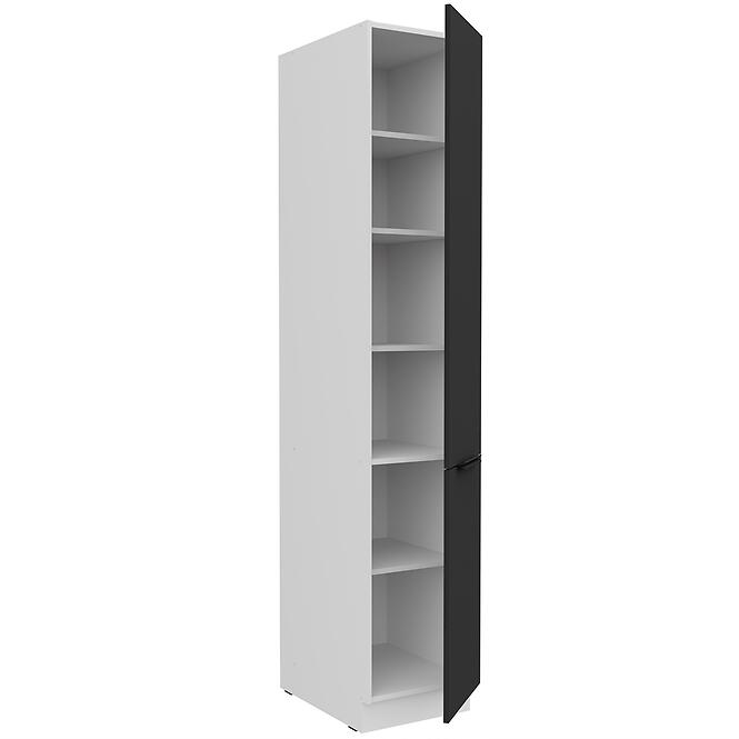Konyhaszekrény Aria-Bl/Wh Anti Fingerprint 40dk-210 2f,3