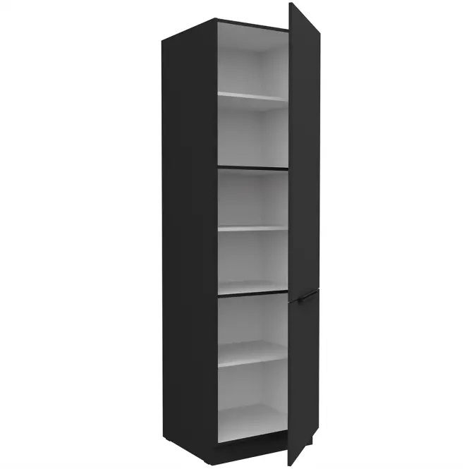 Konyhaszekrény Aria-Bl/Bl Anti Fingerprint 60dk-210 2f,3